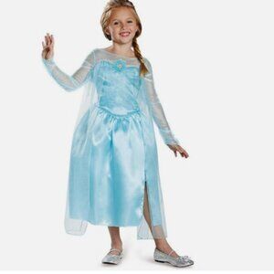 NEW M Officially Licensed Disney Princess Elsa Frozen Dress Halloween Costume